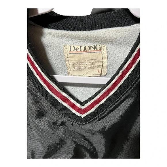 Vintage Tullahoma Tennessee Black Pullover Jacket‎ Delong Size L - Picture 3 of 7